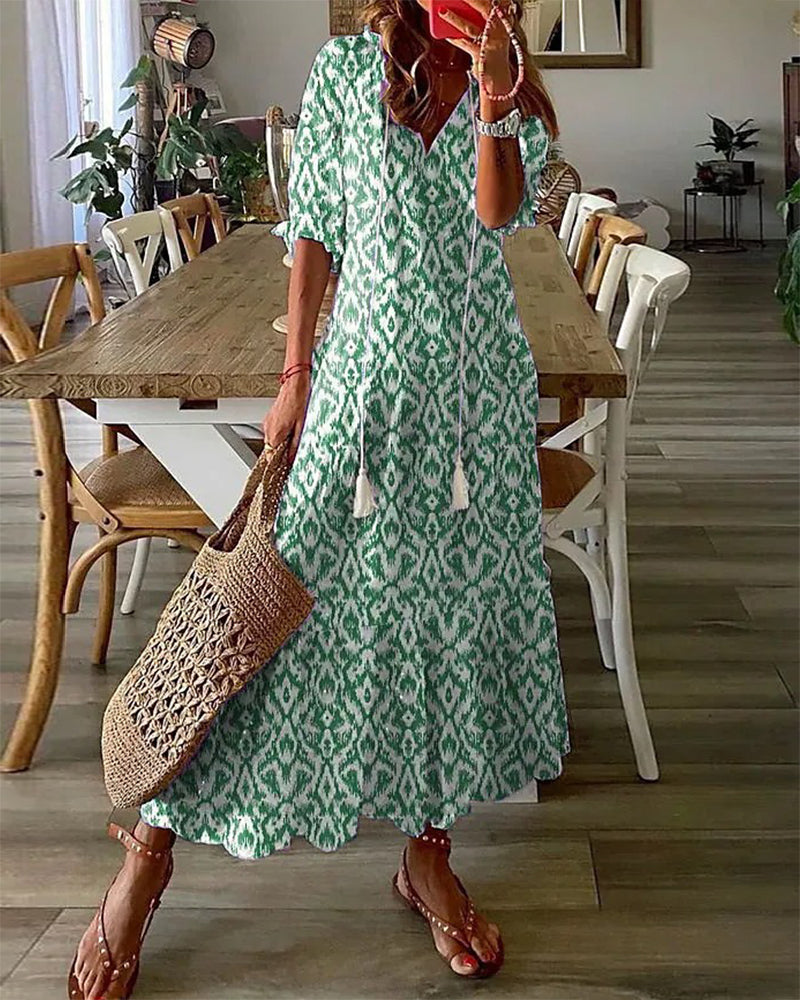 Nancy - Vestido Boho que Cubre el Vientre