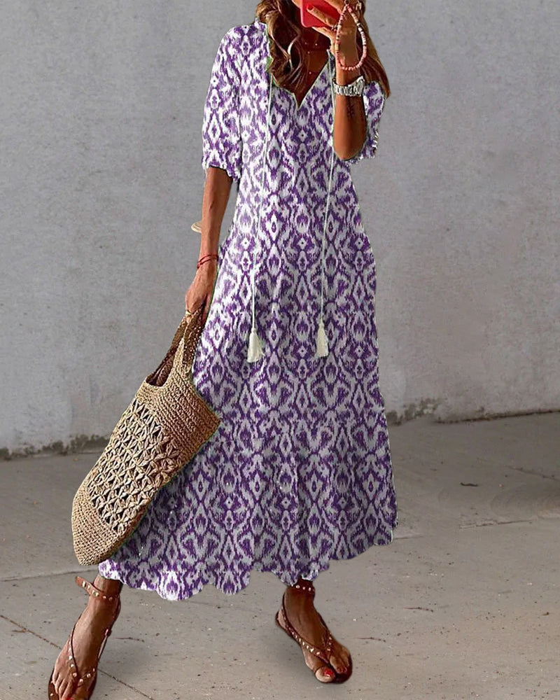 Nancy - Vestido Boho que Cubre el Vientre