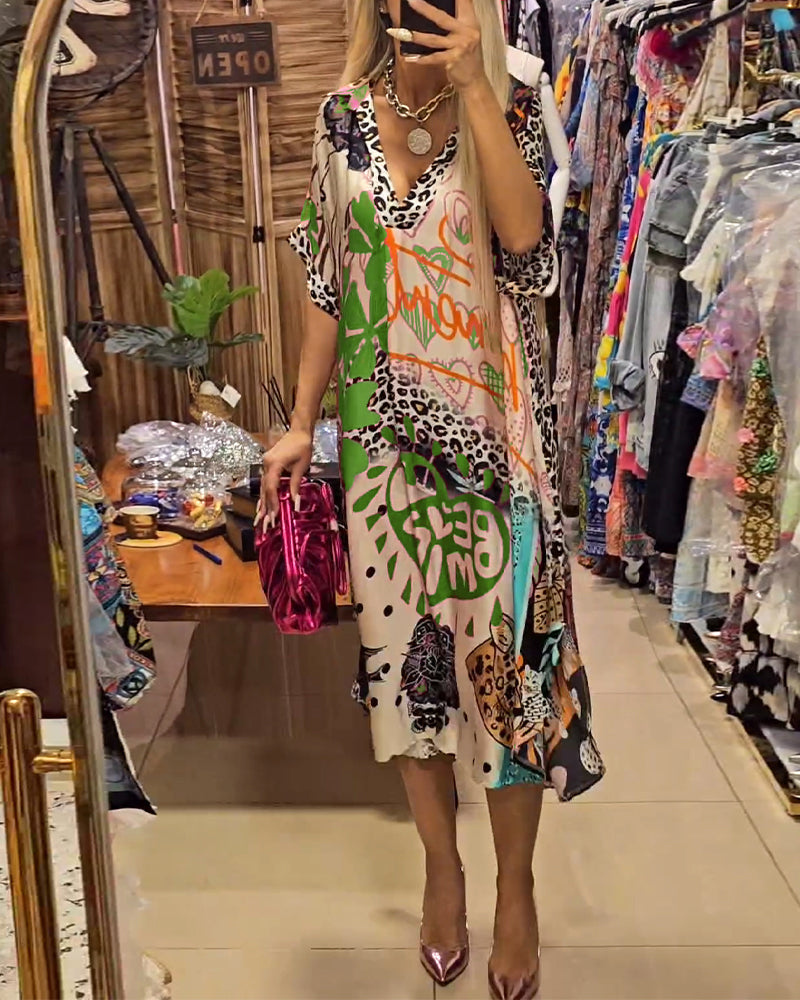 Miriam - Vestido casual con escote en V