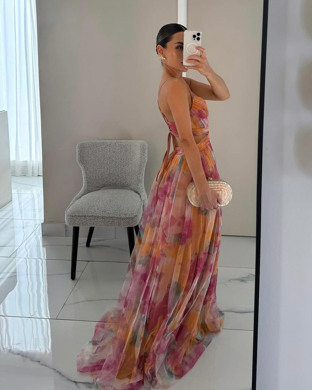 Coco - Vestido maxi con flores: ideal para días soleados