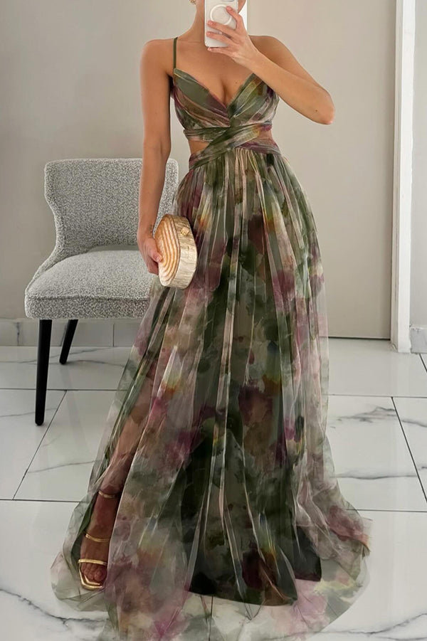 Coco - Vestido maxi con flores: ideal para días soleados