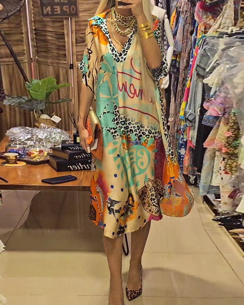 Miriam - Vestido casual con escote en V