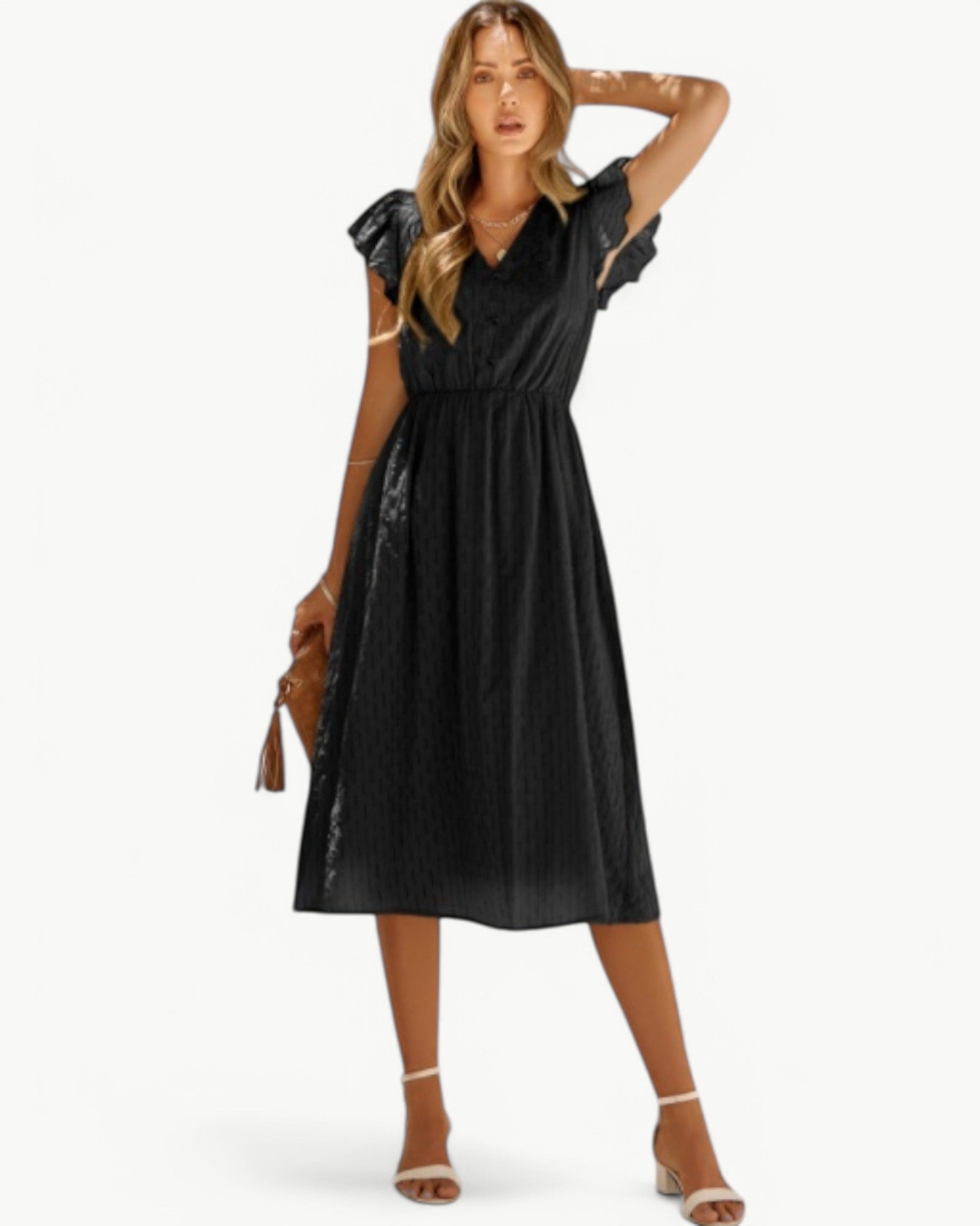 Lara - Vestido midi ligero y elegante
