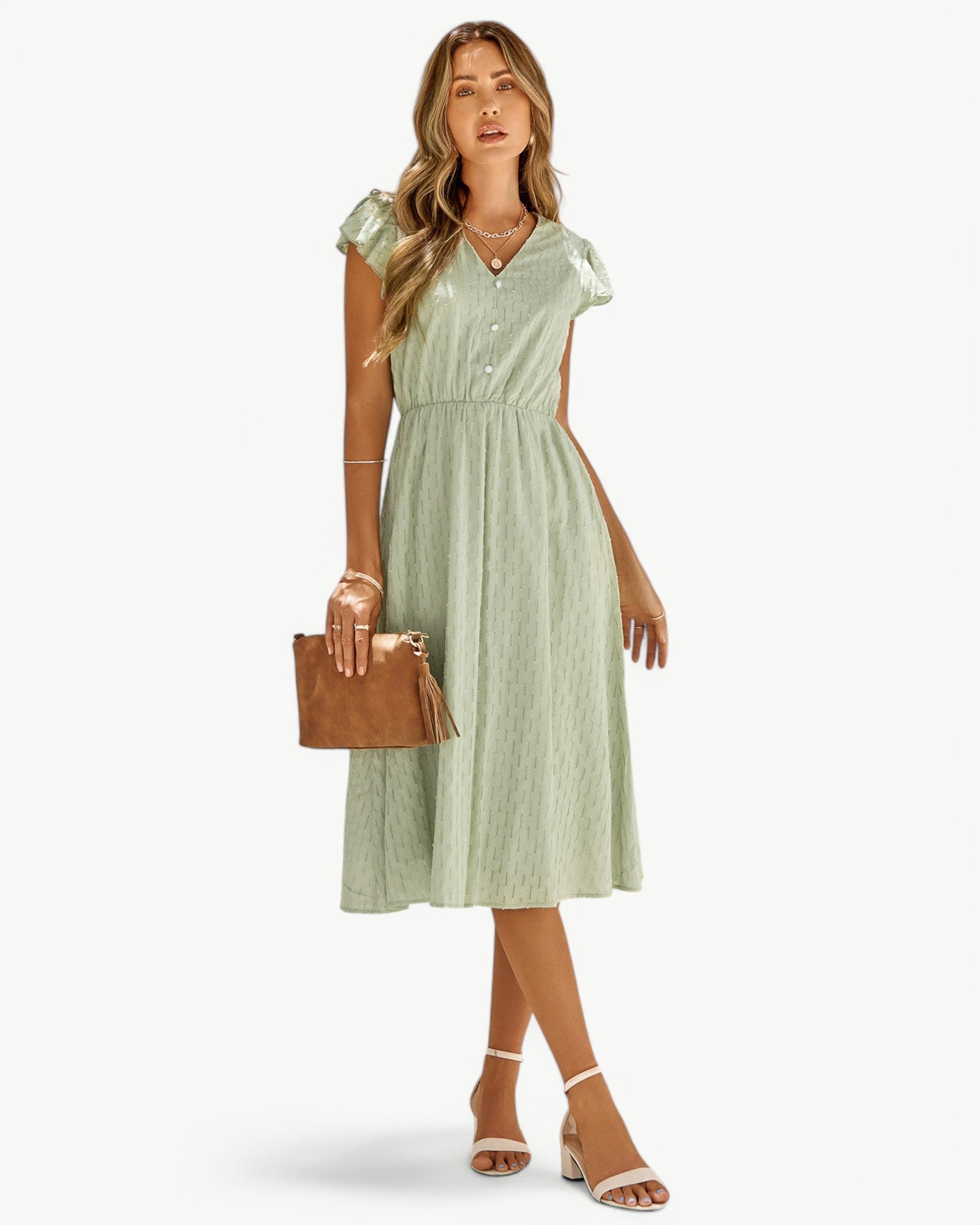 Lara - Vestido midi ligero y elegante