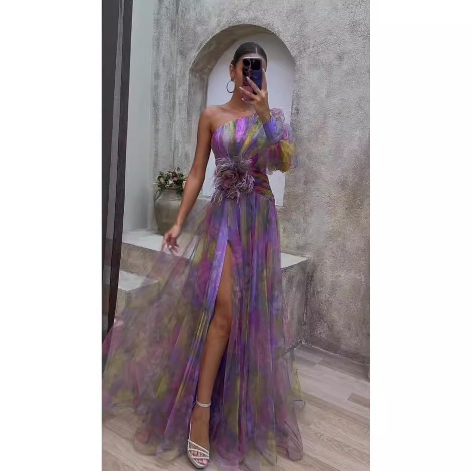 Flor - Vestido de manga larga