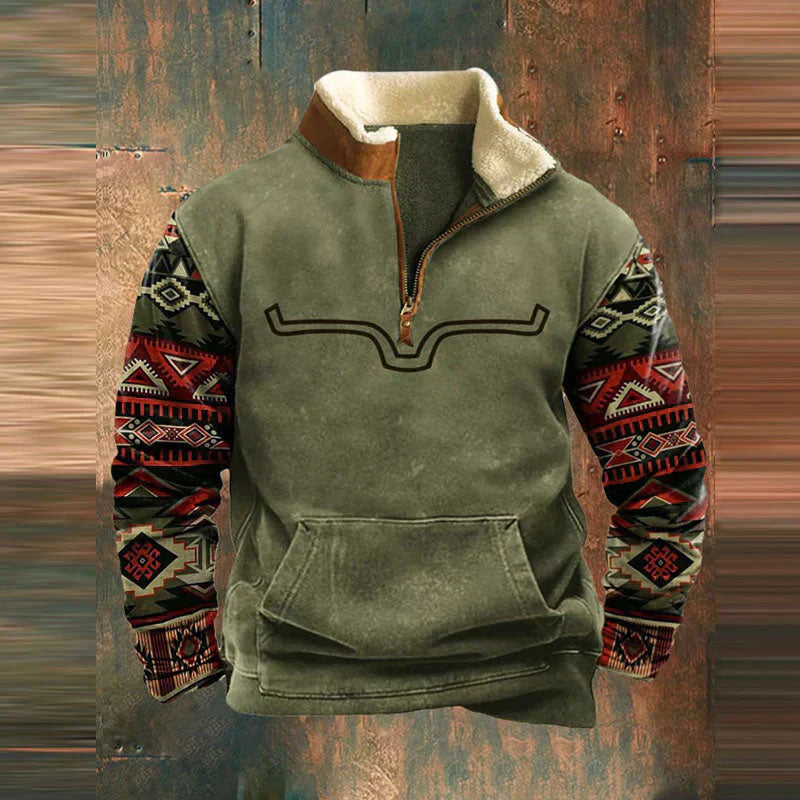Orlin | Pullover con cremallera de un cuarto