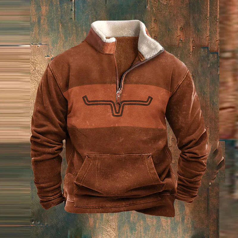 Orlin | Pullover con cremallera de un cuarto