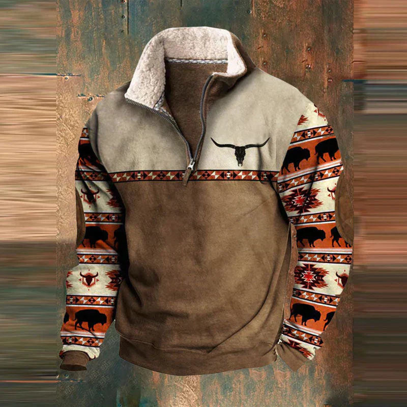 Orlin | Pullover con cremallera de un cuarto