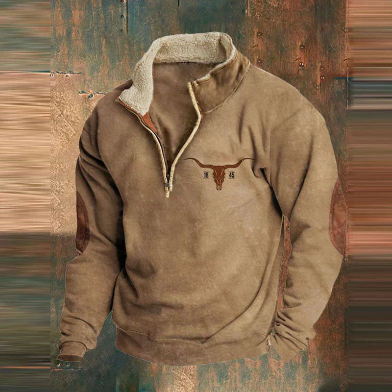 Orlin | Pullover con cremallera de un cuarto
