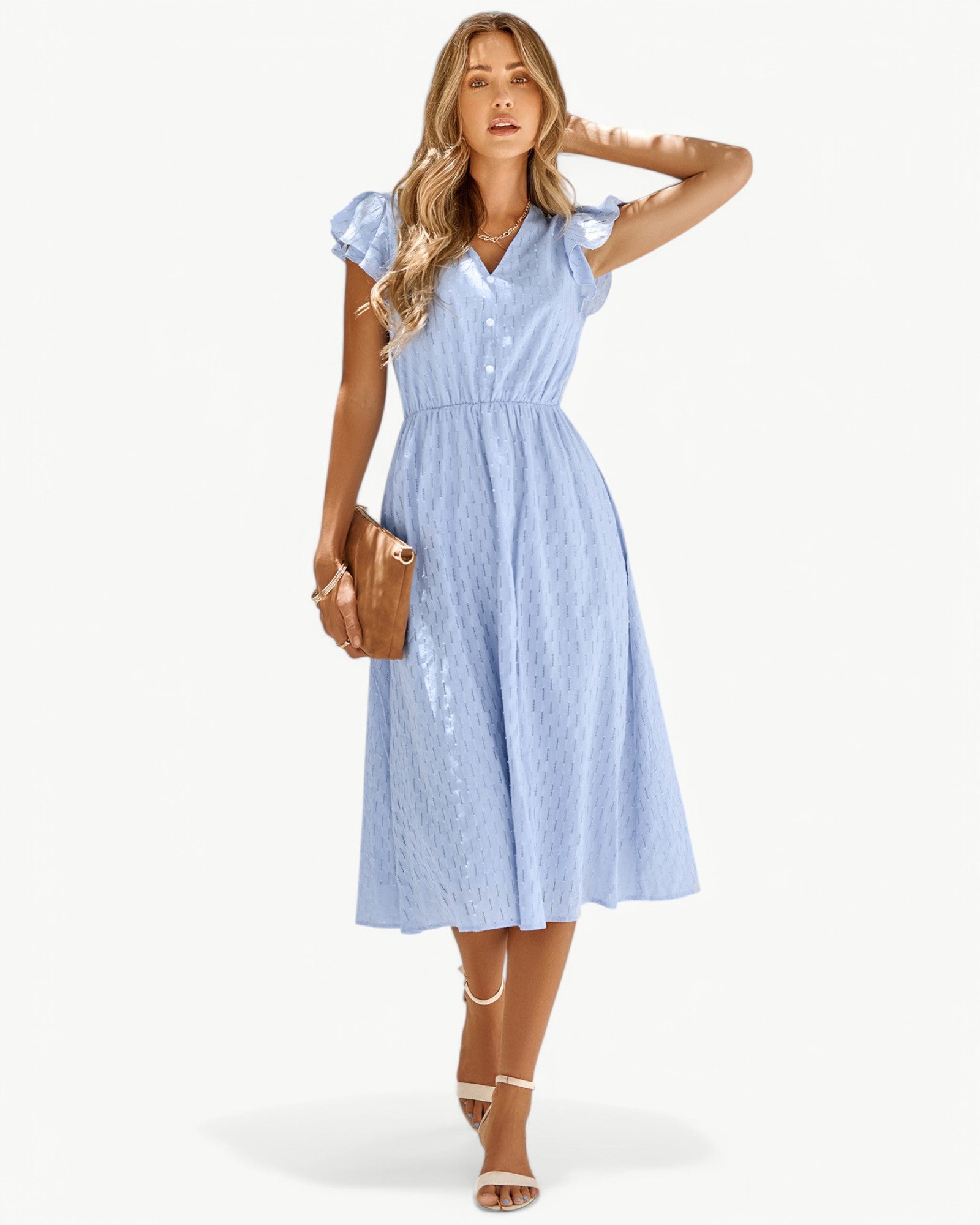 Lara - Vestido midi ligero y elegante