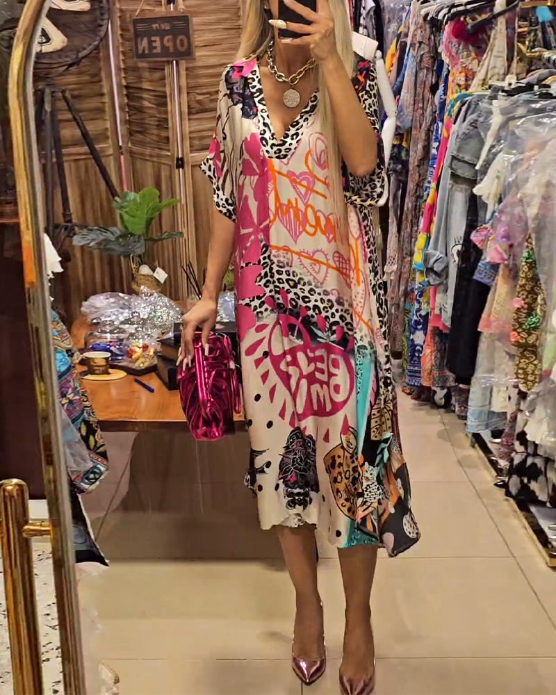 Miriam - Vestido casual con escote en V