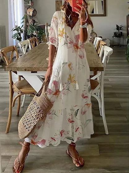 Nancy - Vestido Boho que Cubre el Vientre