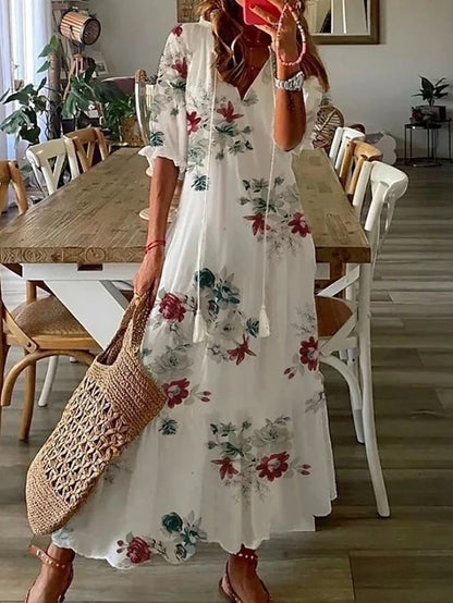 Nancy - Vestido Boho que Cubre el Vientre