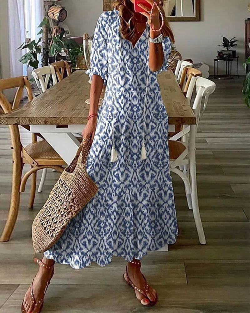 Nancy - Vestido Boho que Cubre el Vientre