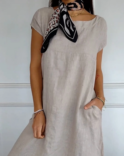 Letizia - Vestido casual de algodón