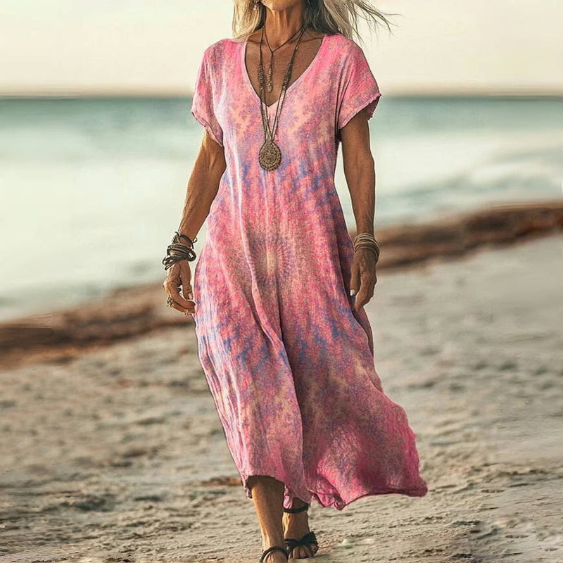 Luna - Vestido vintage con degradado