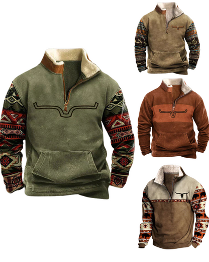 Orlin | Pullover con cremallera de un cuarto