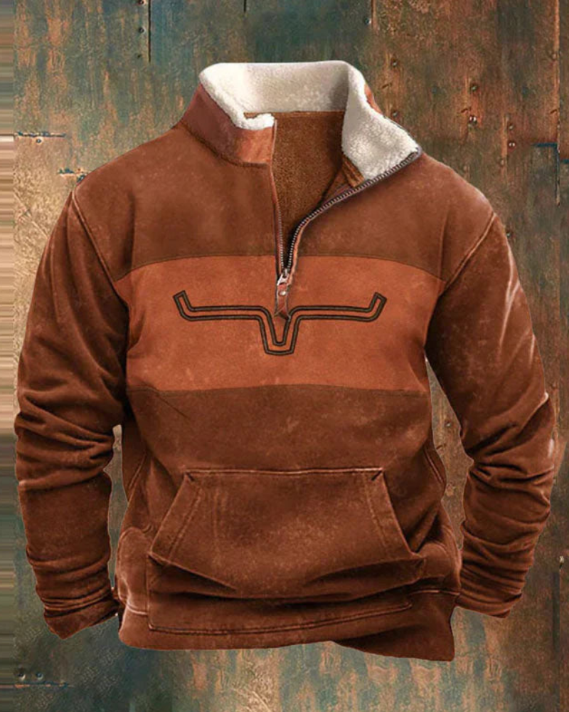 Orlin | Pullover con cremallera de un cuarto
