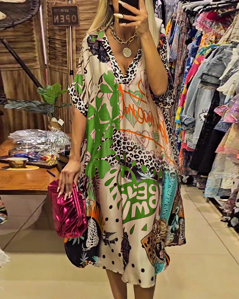 Miriam - Vestido casual con escote en V