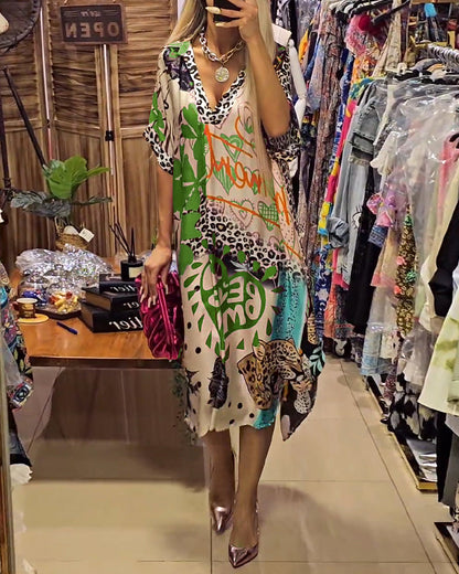 Miriam - Vestido casual con escote en V