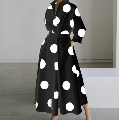 Esther - Elegante Vestido Camisero de Algodón para Primavera