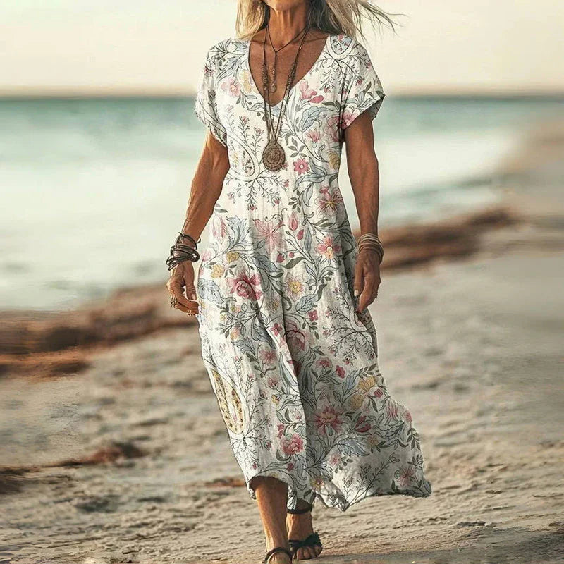 Luna - Vestido vintage con degradado