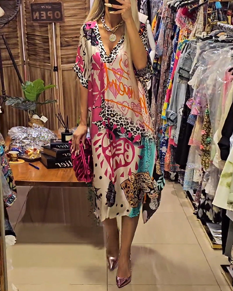 Miriam - Vestido casual con escote en V