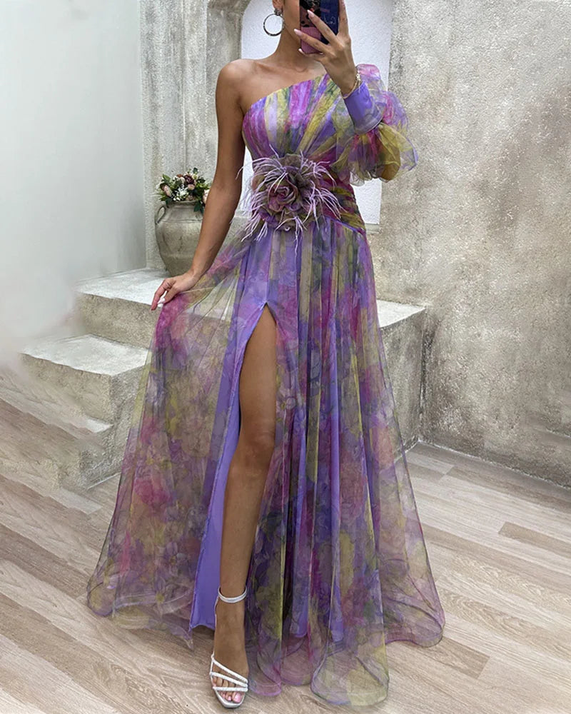 Cecelia - Vestido con una sola manga