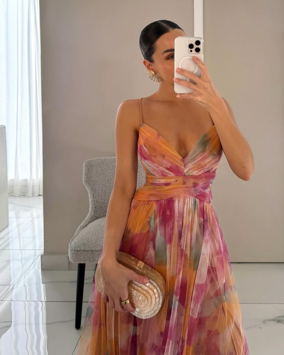 Coco - Vestido maxi con flores: ideal para días soleados