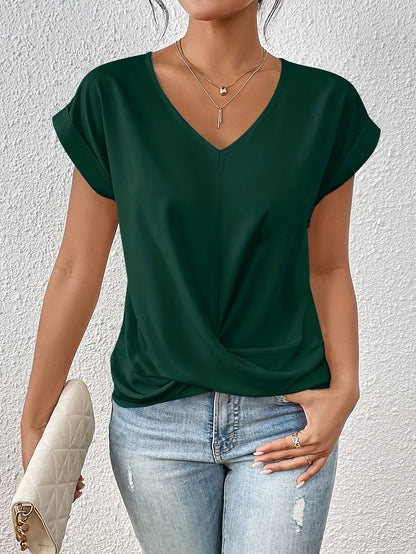 Zita - Top elegante con escote en V.