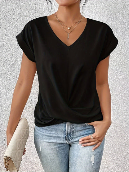 Zita - Top elegante con escote en V.