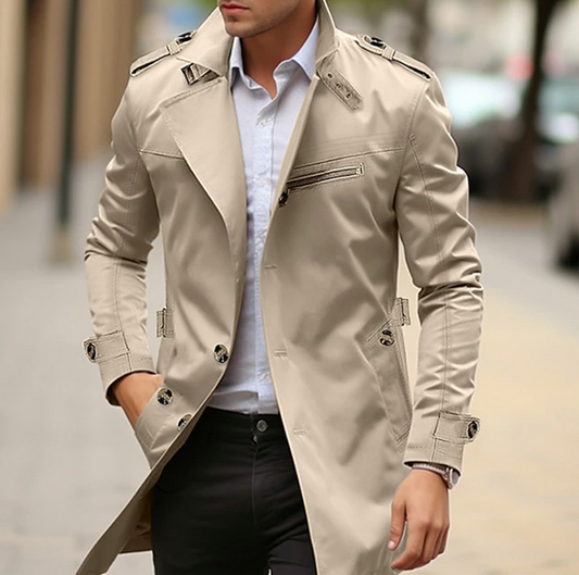 Elvio - Gabardina elegante para hombre