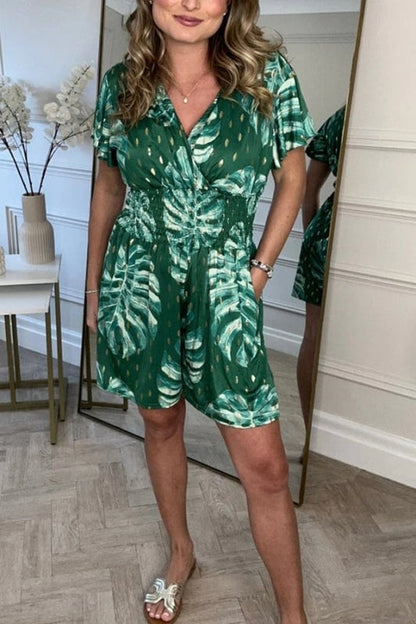 Florena – Mono casual con estampado floral