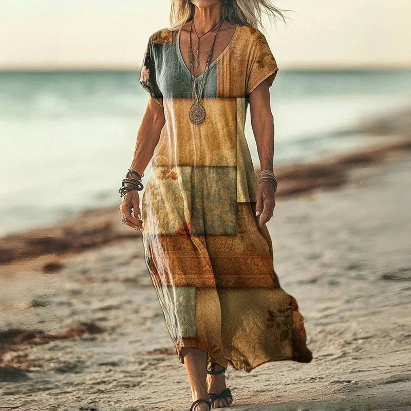 Luna - Vestido vintage con degradado
