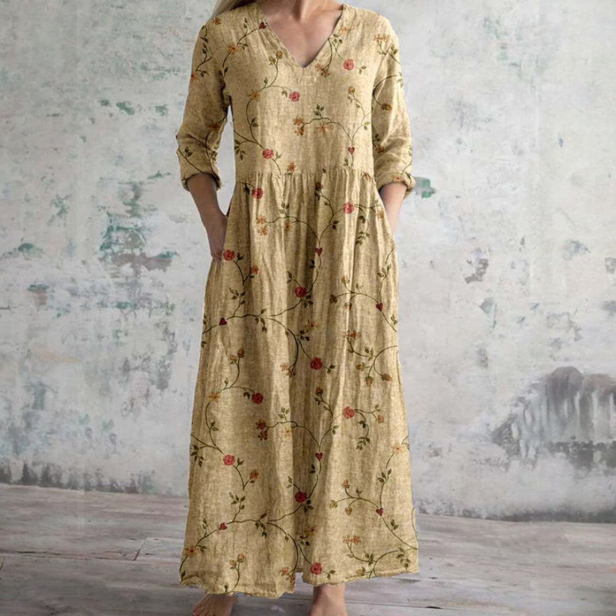 Elianna – Vestido Elegante Floral