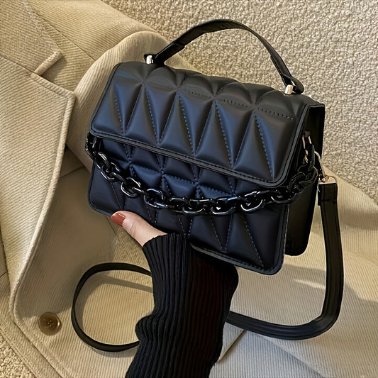 Lesh - Mini bolso cruzado de moda en relieve