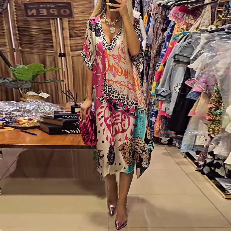 Miriam - Vestido casual con escote en V