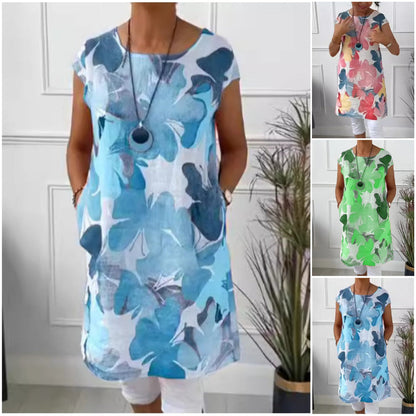 Anita - Elegante vestido con escote redondo