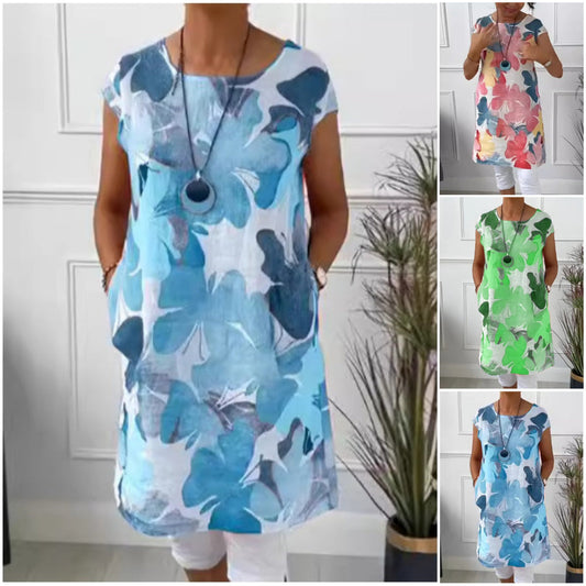 Anita - Elegante vestido con escote redondo