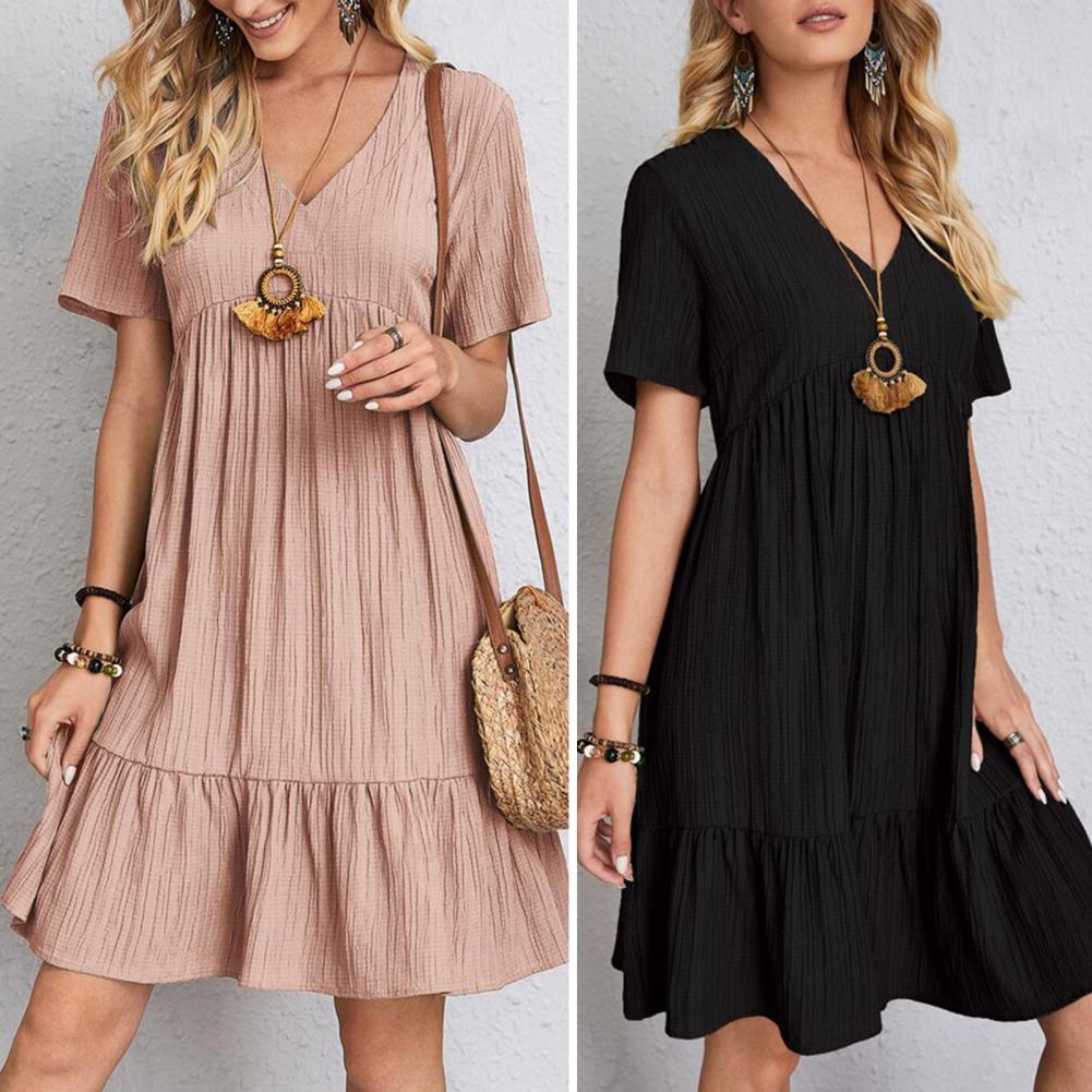 Annemarie - Vestido Elegante con Cobertura para el Abdomen