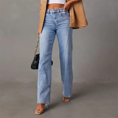 Frida - Pantalones vaqueros anchos de cintura alta