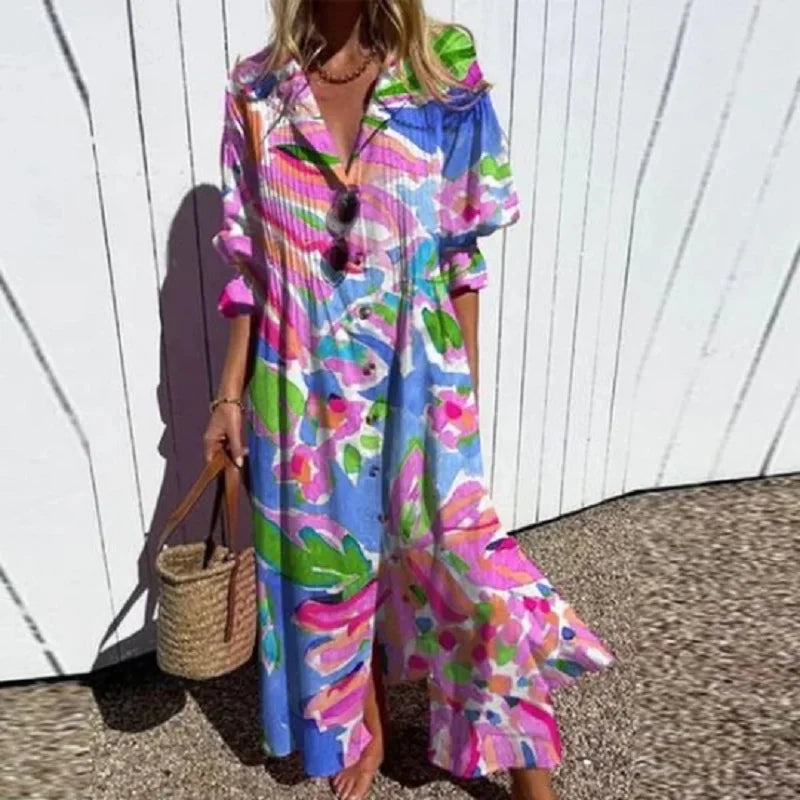 Irune - Vestido Boho Favorecedor