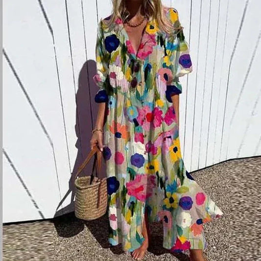 Irune - Vestido Boho Favorecedor