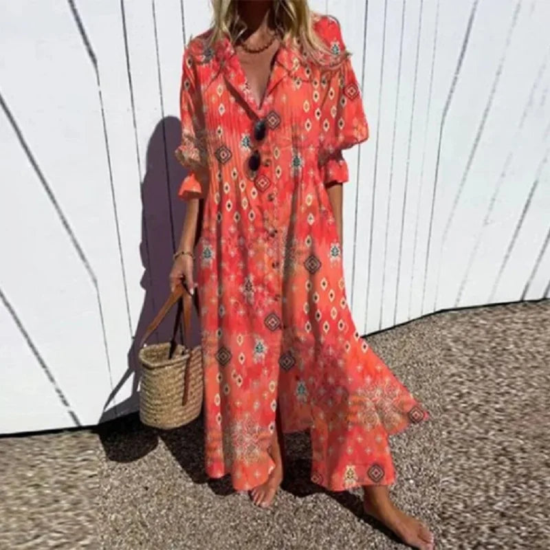 Irune - Vestido Boho Favorecedor