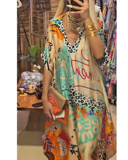 Miriam - Vestido casual con escote en V