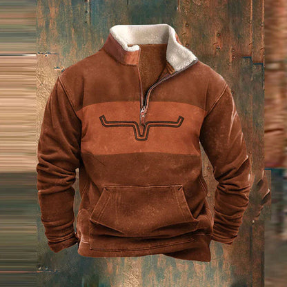 Orlin | Pullover con cremallera de un cuarto