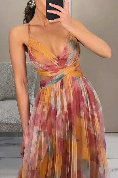 Coco - Vestido maxi con flores: ideal para días soleados