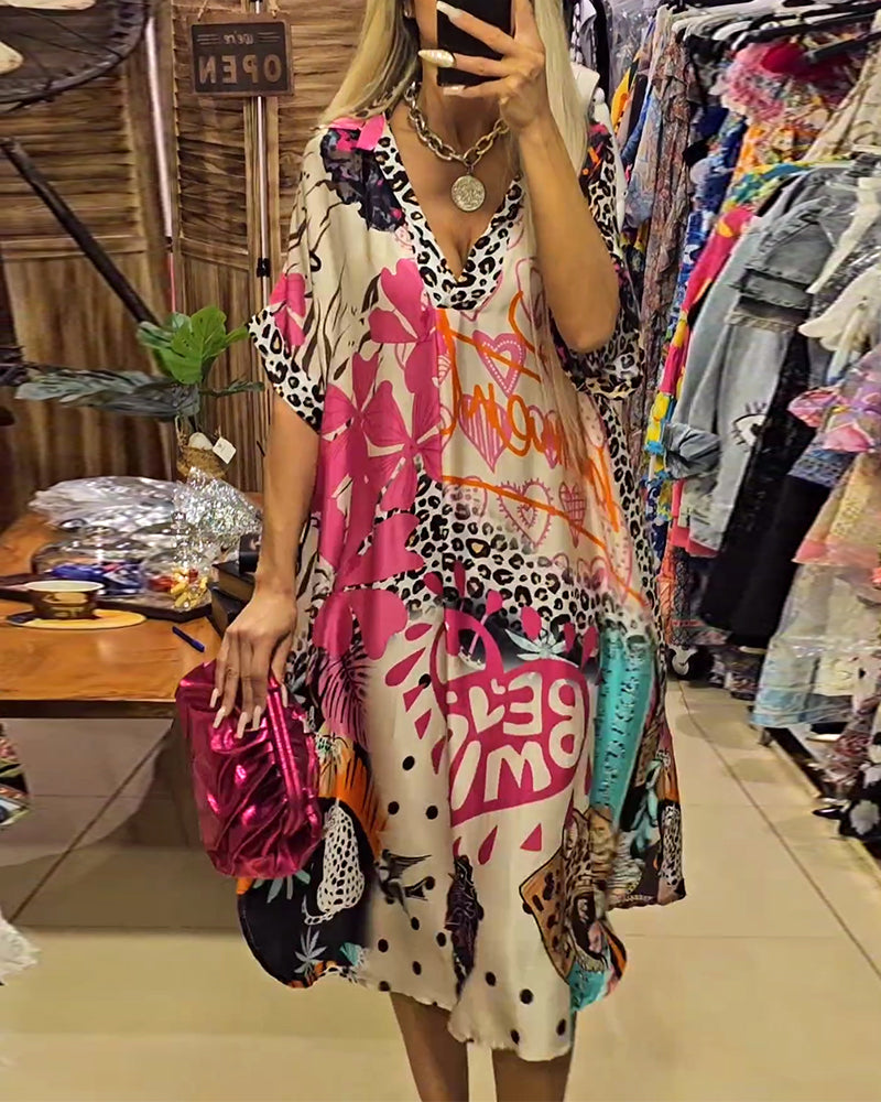 Miriam - Vestido casual con escote en V