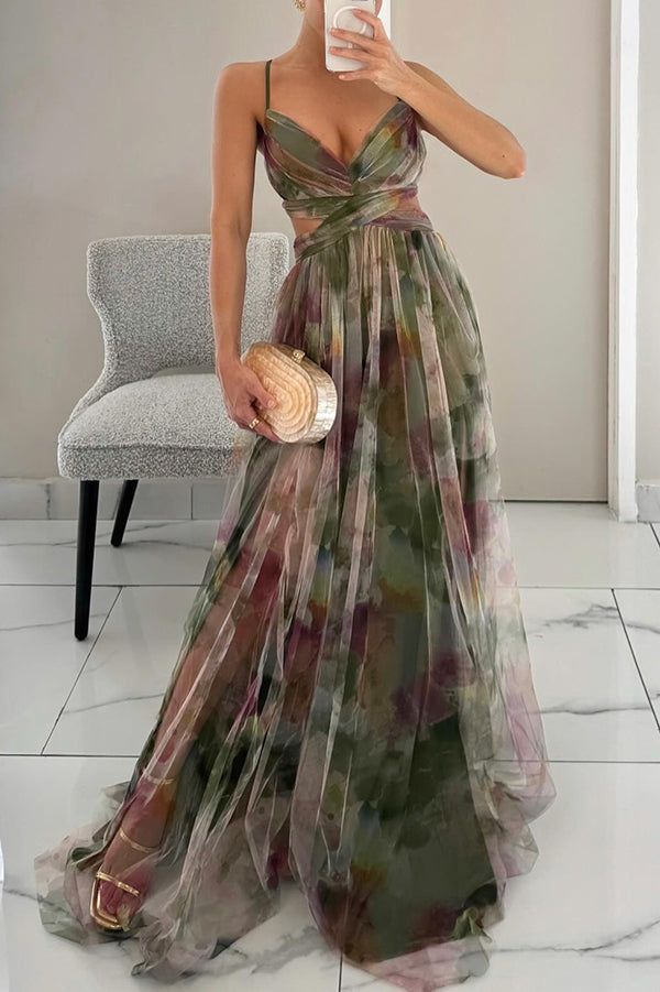Coco - Vestido maxi con flores: ideal para días soleados