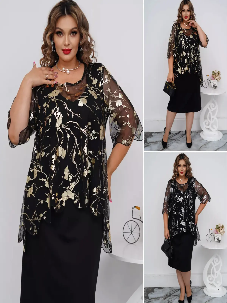 Janita - Top elegante con vientre cubierto